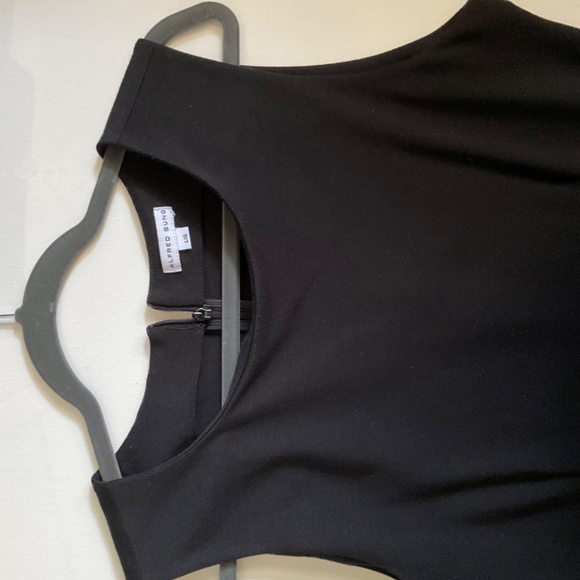 Alfred Sung Size L Black Sleeveless Dress - Picture 2 of 4